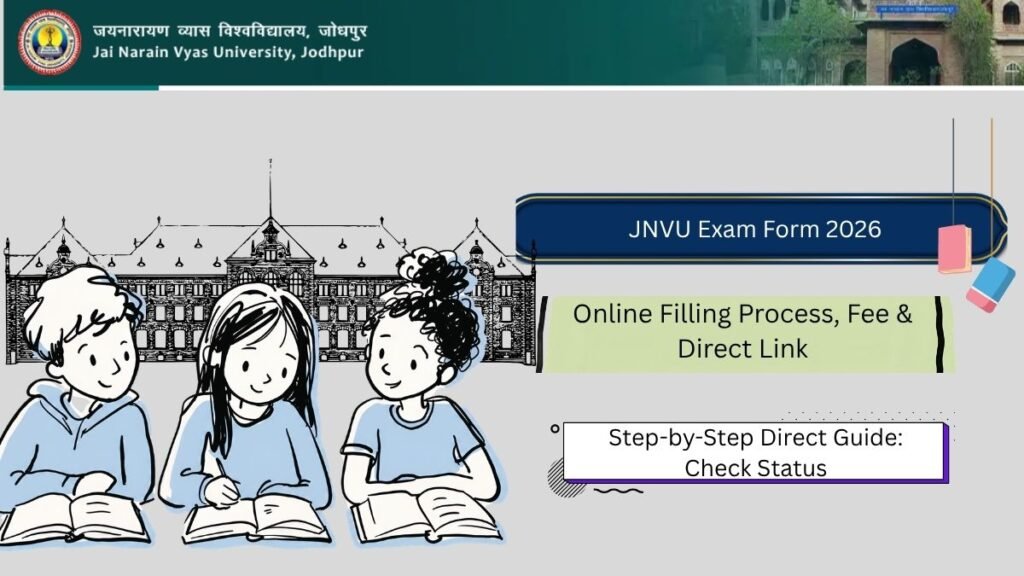 JNVU Exam Form 2026